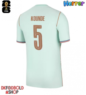 Frankrig Jules Kounde #5 Udebanetrøje VM 2026 Kort ærmer